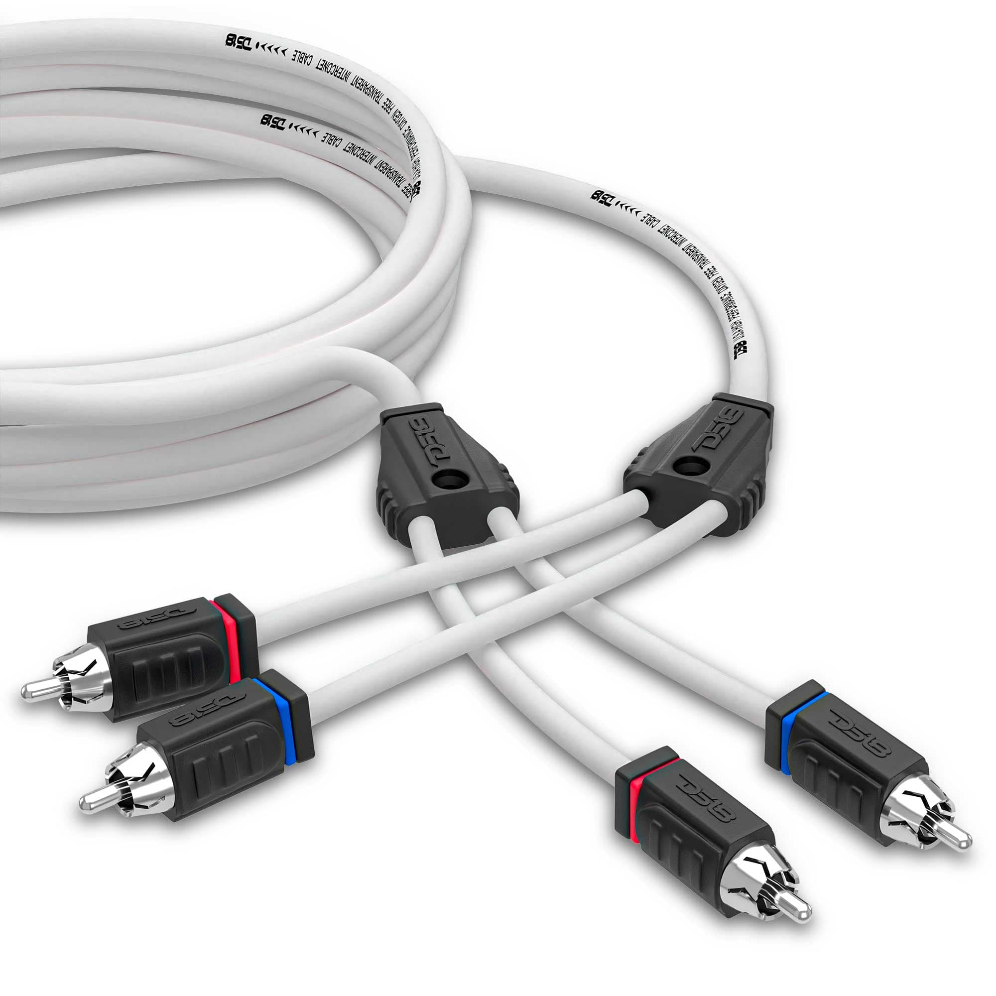 Cable OFC de cobre estañado 100% de grado marino RCA, 12 pies - BLANCO