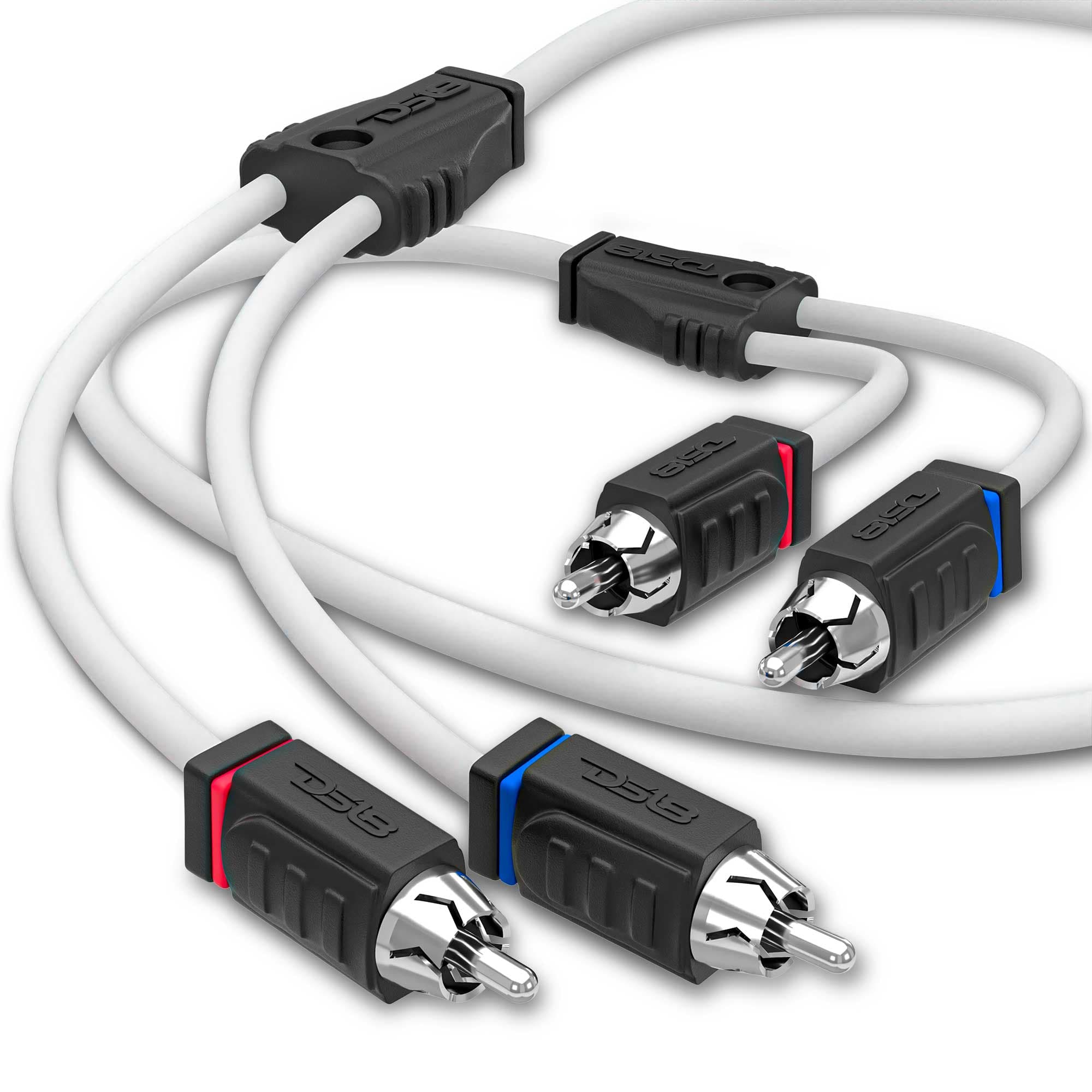 Cable OFC de cobre estañado 100% de grado marino RCA, 3 pies - BLANCO
