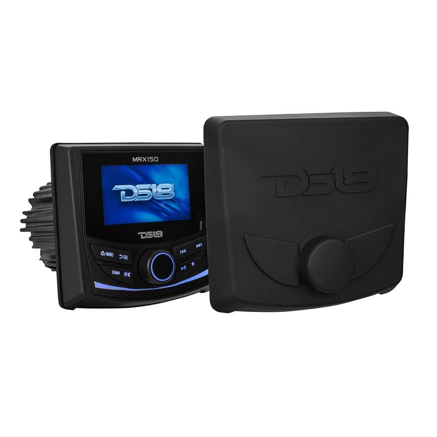Unidad principal para embarcaciones y vehículos recreativos con pantalla TFT a color de 3", 2 zonas, salida de 4 voltios, Bluetooth, RDS, 4 x 50 vatios.