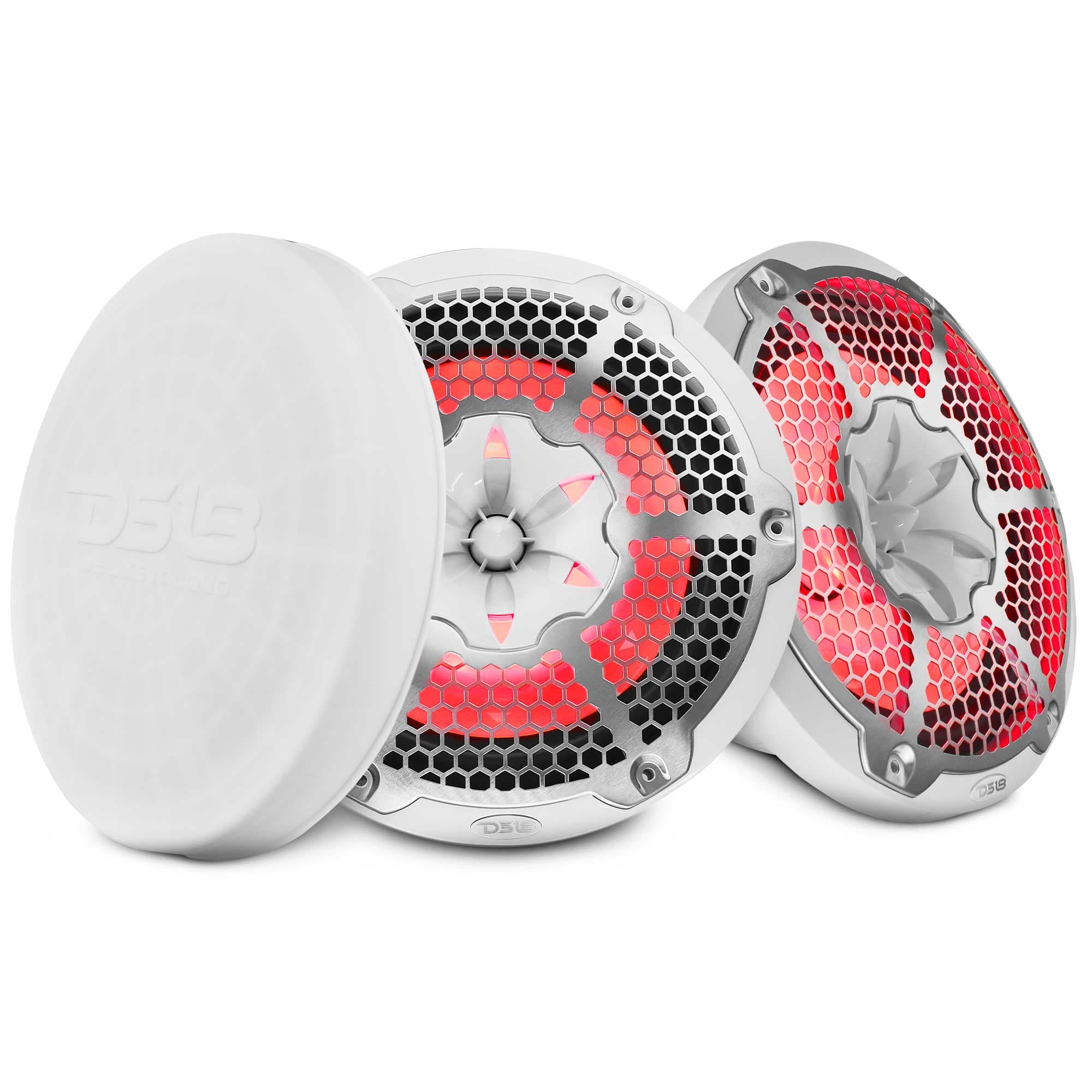 Altavoz marino coaxial de 2 vías NXL de 10" con luces LED RGB, 200 vatios RMS, 4 ohmios
