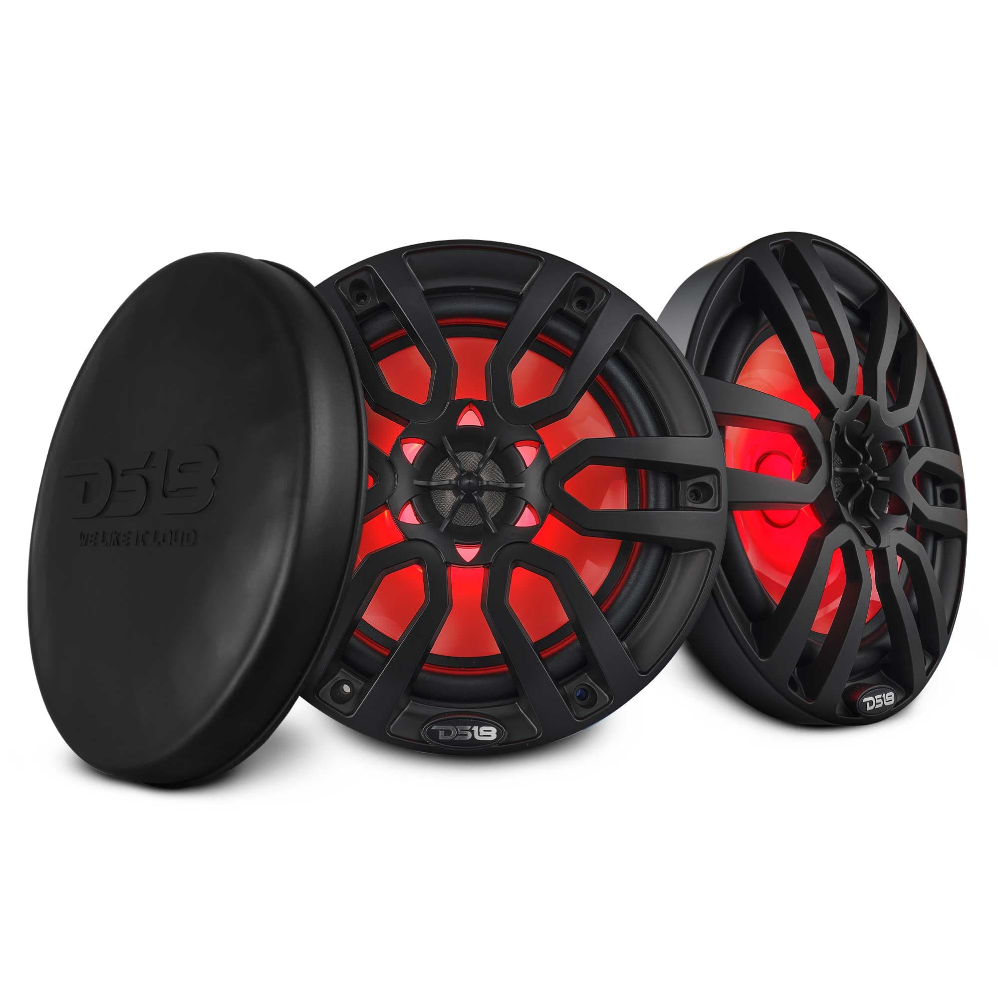 Altavoz marino coaxial de 2 vías NXL de 8" con luces LED RGB | 125 W RMS 4 ohmios