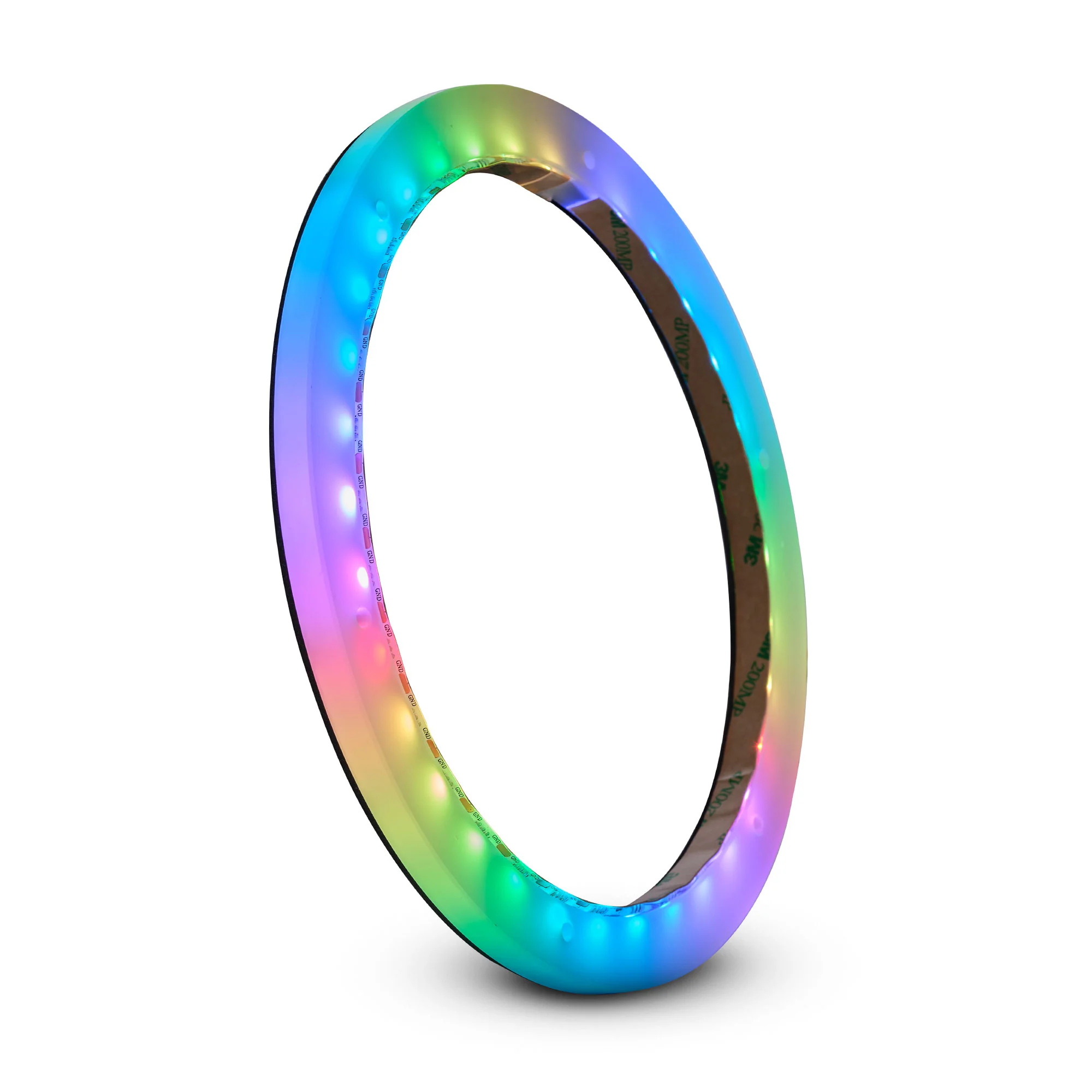 Anillo LED digital de 8" para altavoces y torres marinas y de deportes de motor