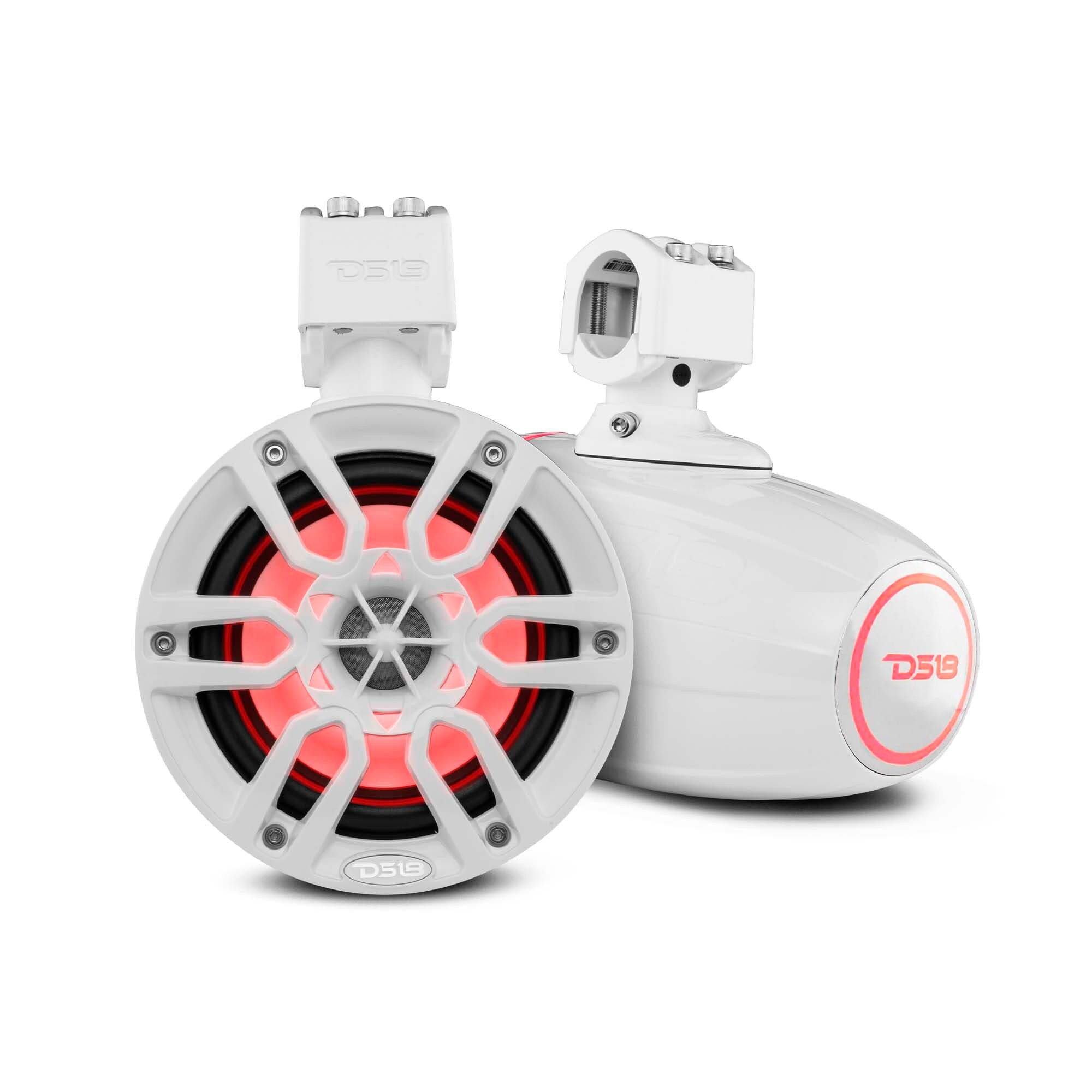 Torres de iluminación LED RGB NXL de 6,5" para embarcaciones y vehículos recreativos, 100 vatios RMS - Blancas