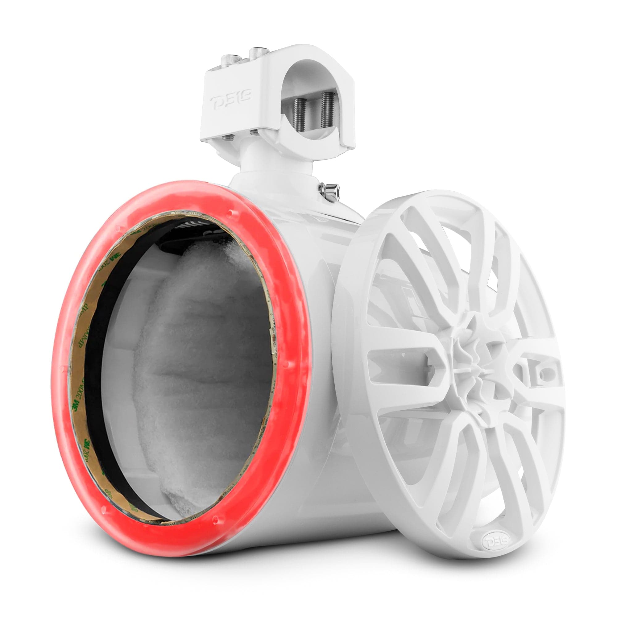 Luces LED RGB NXL de 8" para torre vacía de vehículos marinos y deportes de motor - Blancas