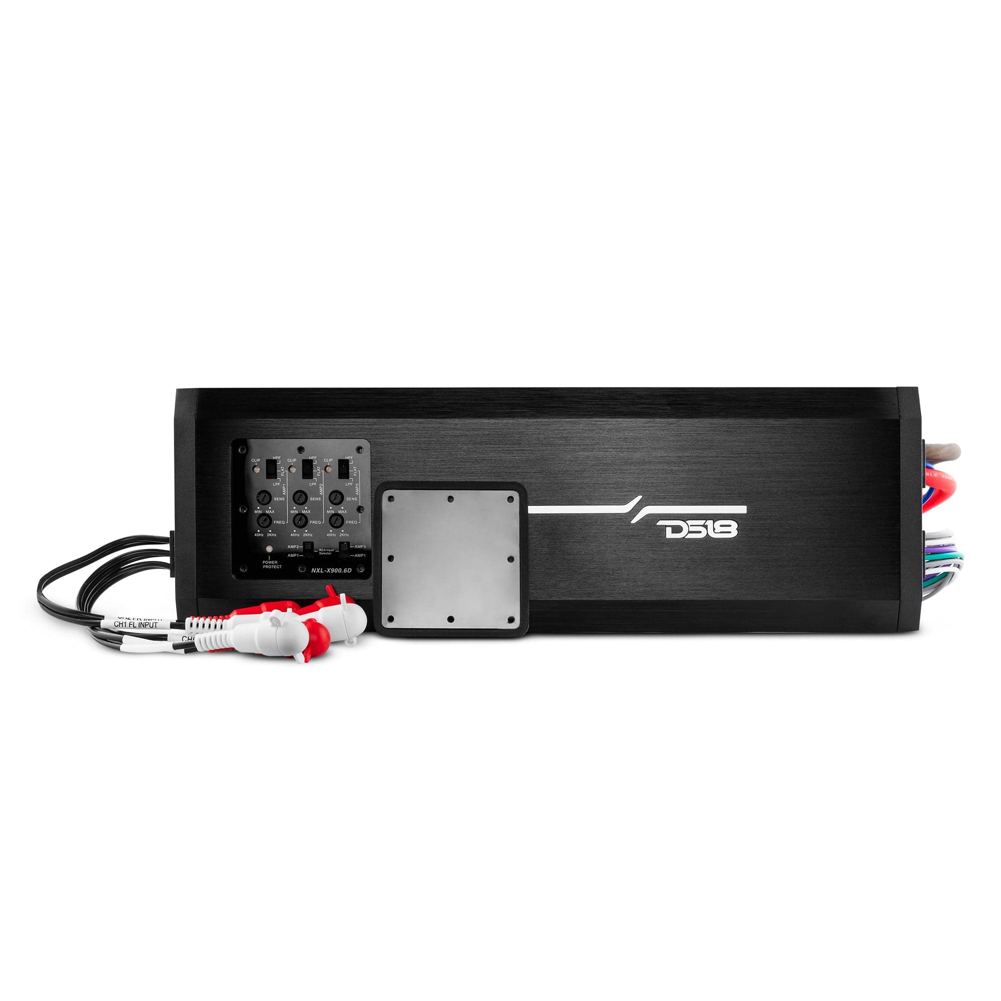 Amplificador NXL de 6 canales, rango completo, clase D, IP67, para uso marino y deportes de motor, 6 x 150 vatios RMS a 4 ohmios
