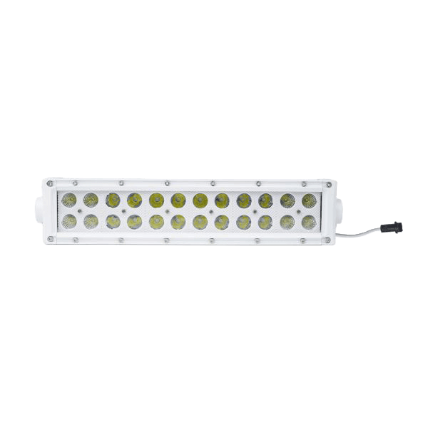 14.25" Marine Grade Dual Row Straight Light Bar with 72-Watt 24 x 3W High Intensity LEDs by Race Sport Lighting