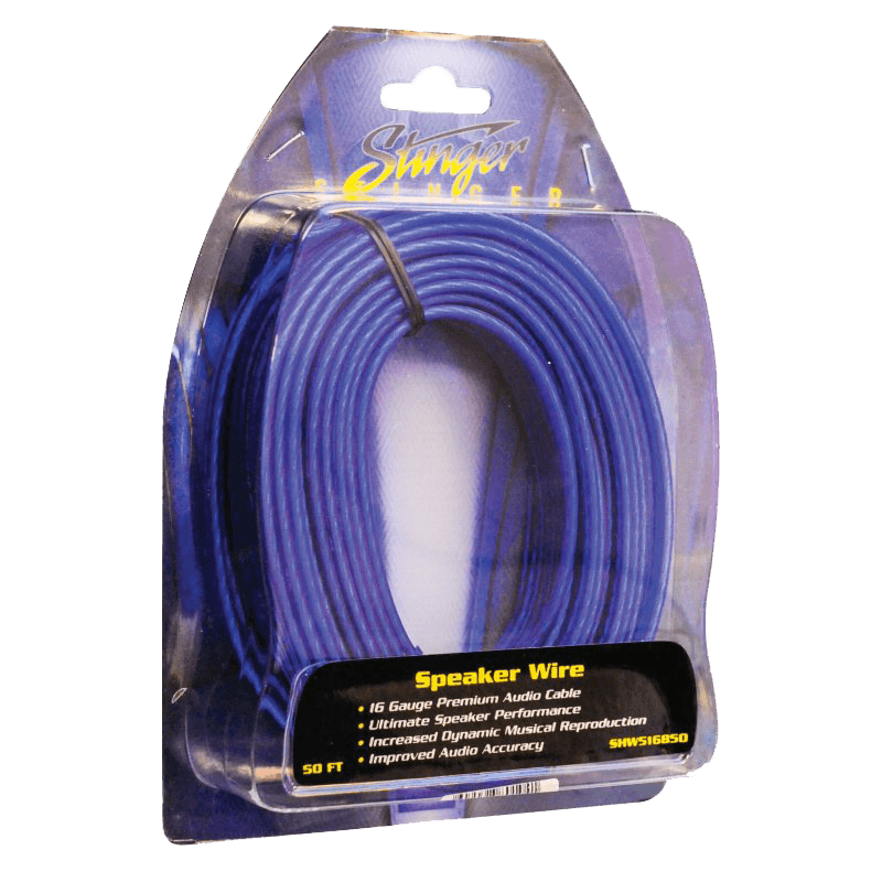 16GA Matte Blue 50ft Speaker Wire