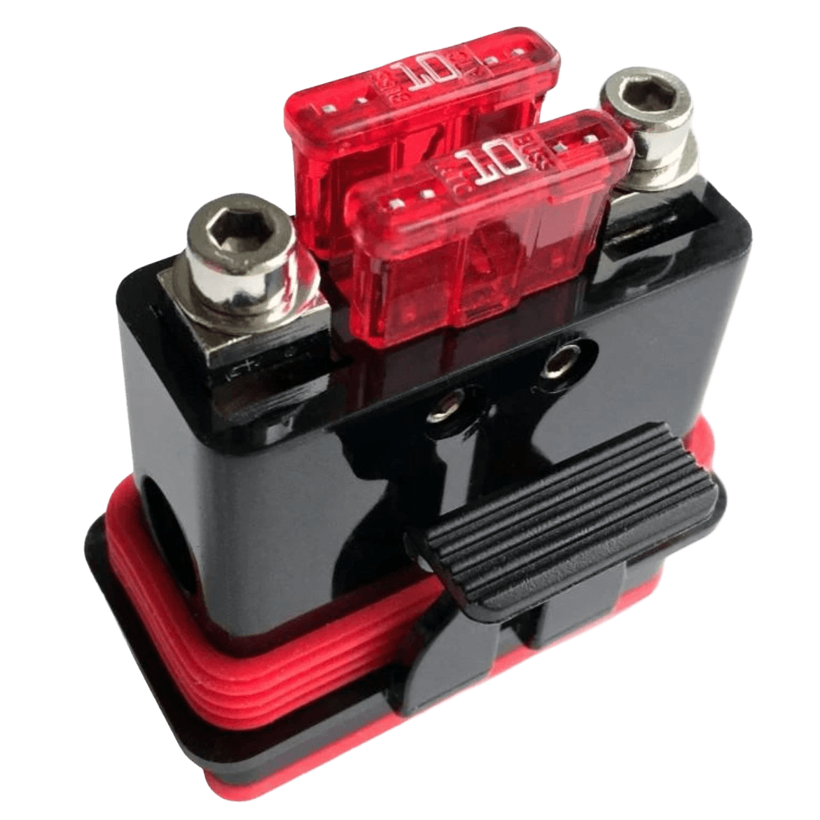 4AWG/8AWG Mini-ANL/Dual ATC Fuse Holder (Liquid, Mud, and Dust Resistant)