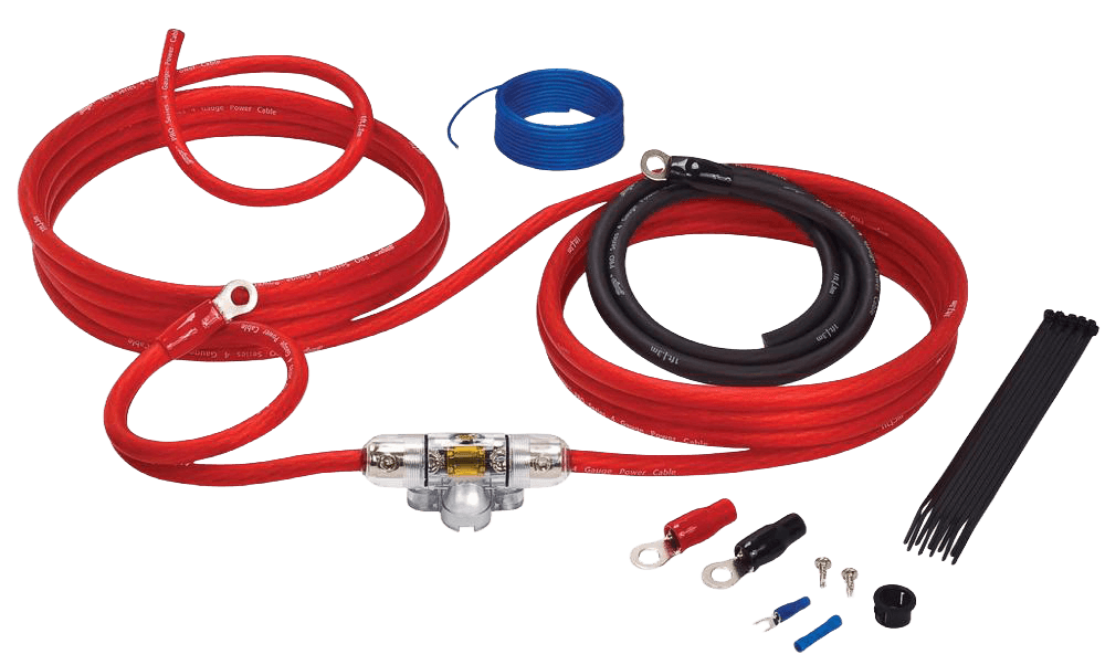 4GA 1500 Watt Complete OFC Amplifier Wiring Kit