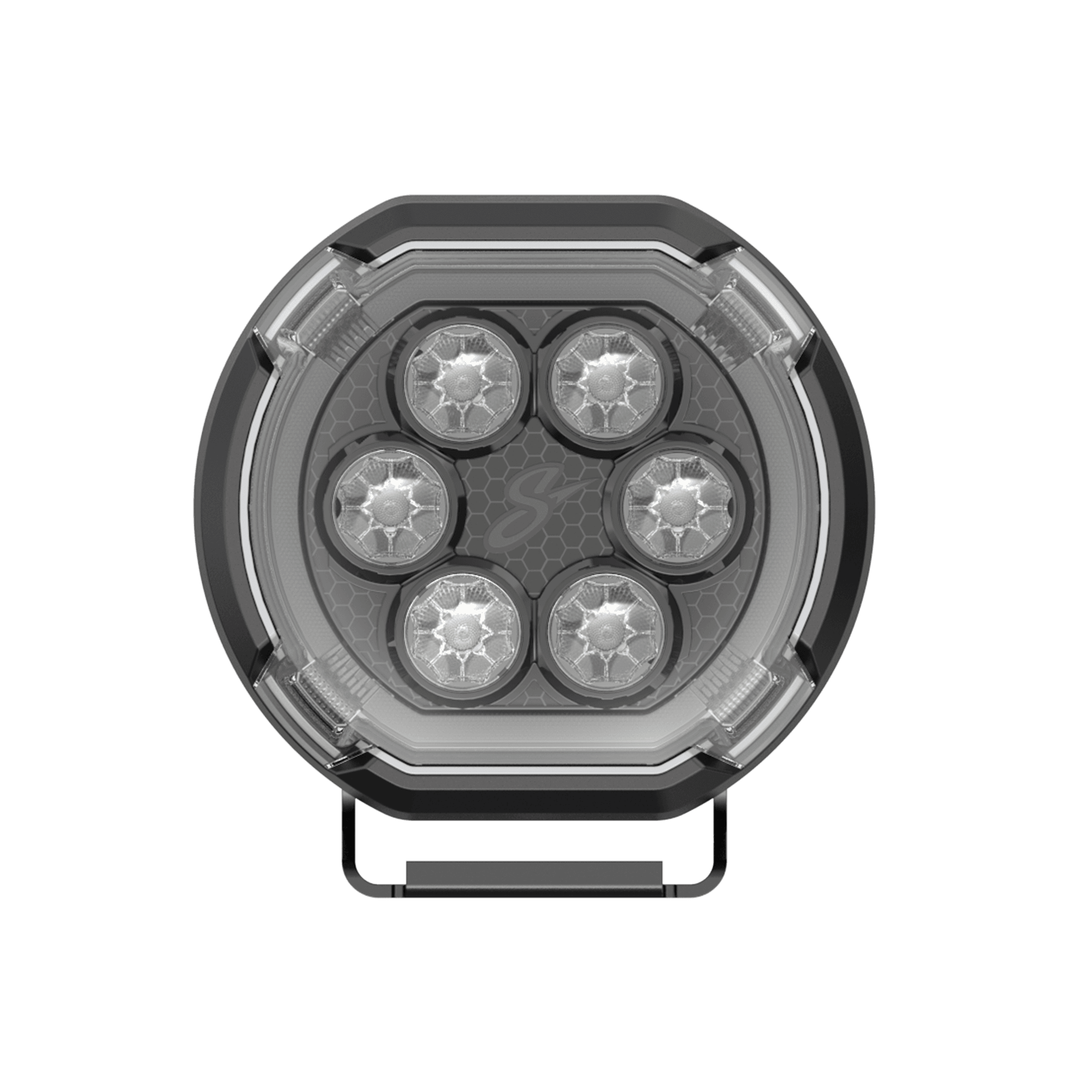 HEXCORE Toyota Tacoma (2016-23) 6" Amber & White LED Pod Lights (Pair) for Above Hood