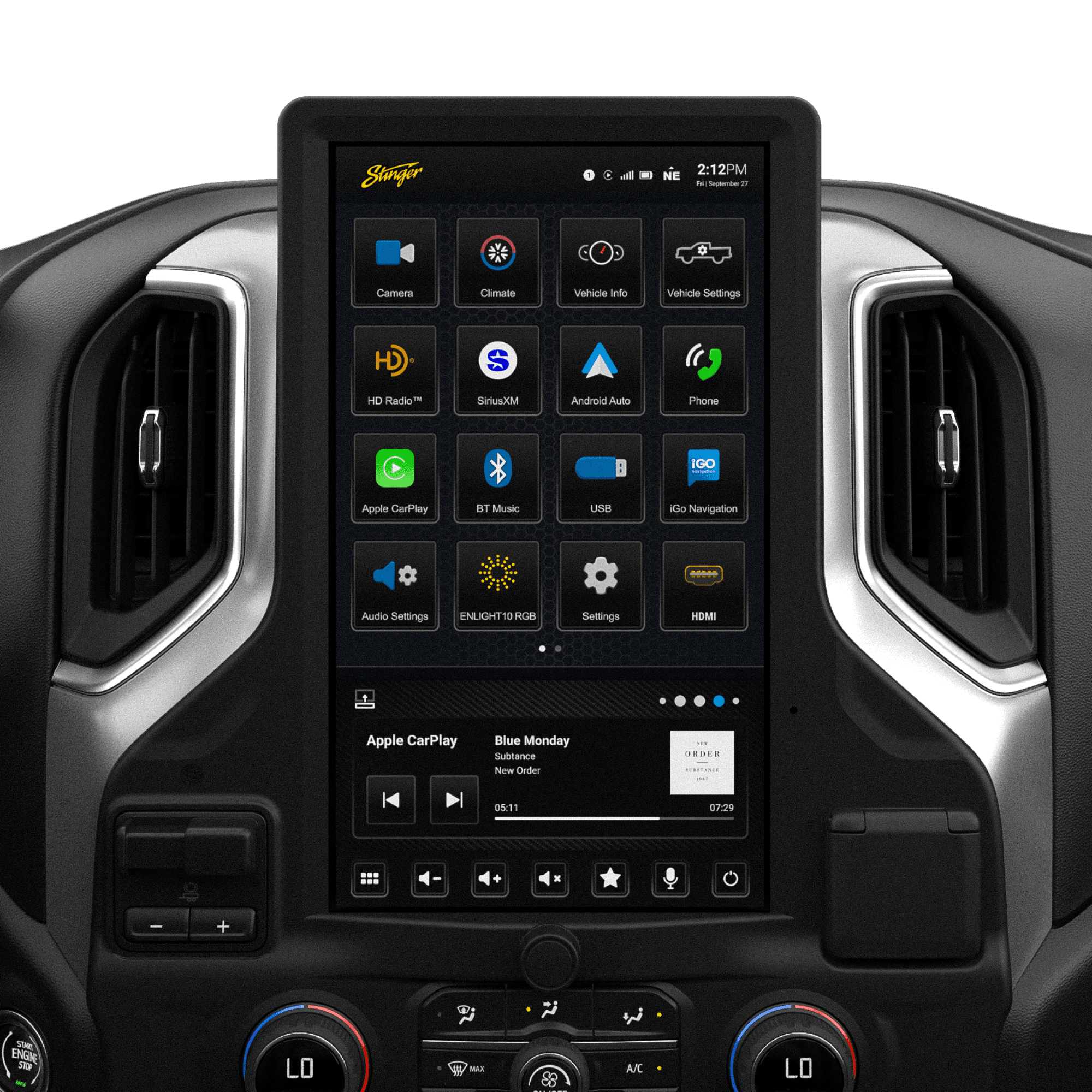 HORIZON12 Chevy Silverado/GMC Sierra (2019-2023) 12.8" Radio Plug-&-Play Kit
