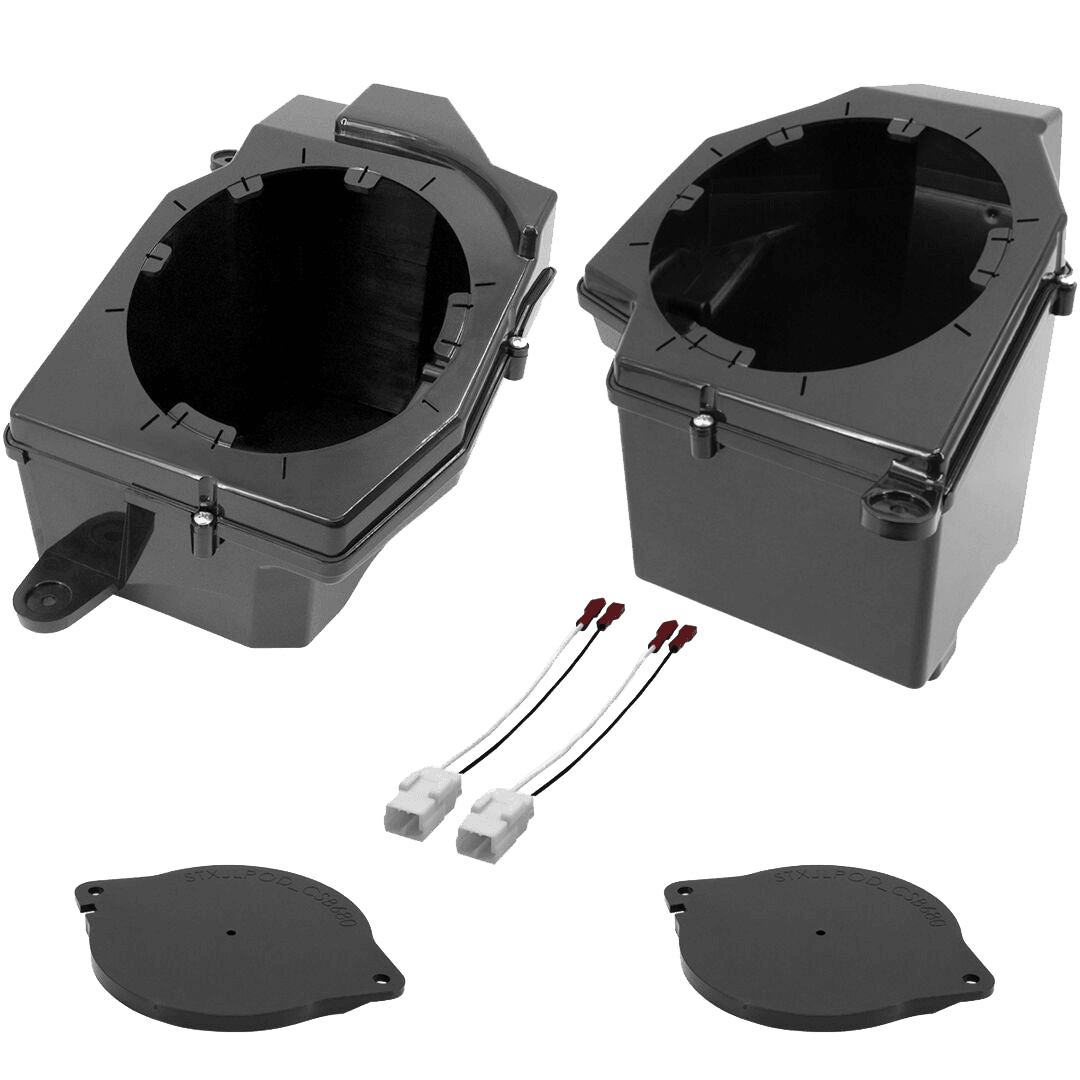 Jeep Wrangler JL (2018-2023) & Jeep Gladiator JT (2020-2023) Front 6.5" Speaker Pods with Tweeter Adaptors