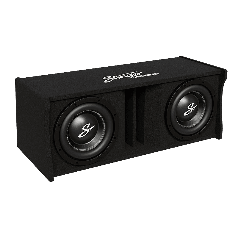 Dual 12" 1,400 Watt (RMS) Loaded Ported Subwoofer Box Enclosure (1,400 Watts RMS/2,400 Watts Max)
