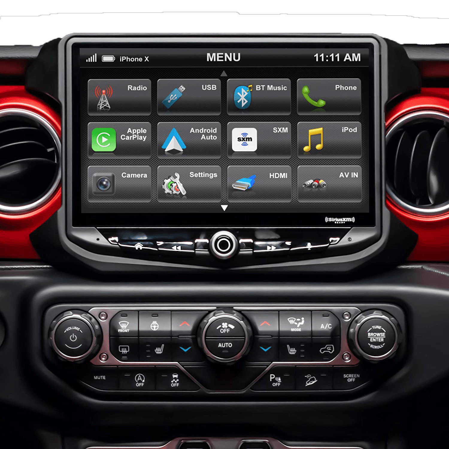 HEIGH10 Jeep Wrangler JL/Gladiator JT (2018-2023) 10" Radio Fully Integrated Kit | Displays Vehicle Information and Off-Road Mode