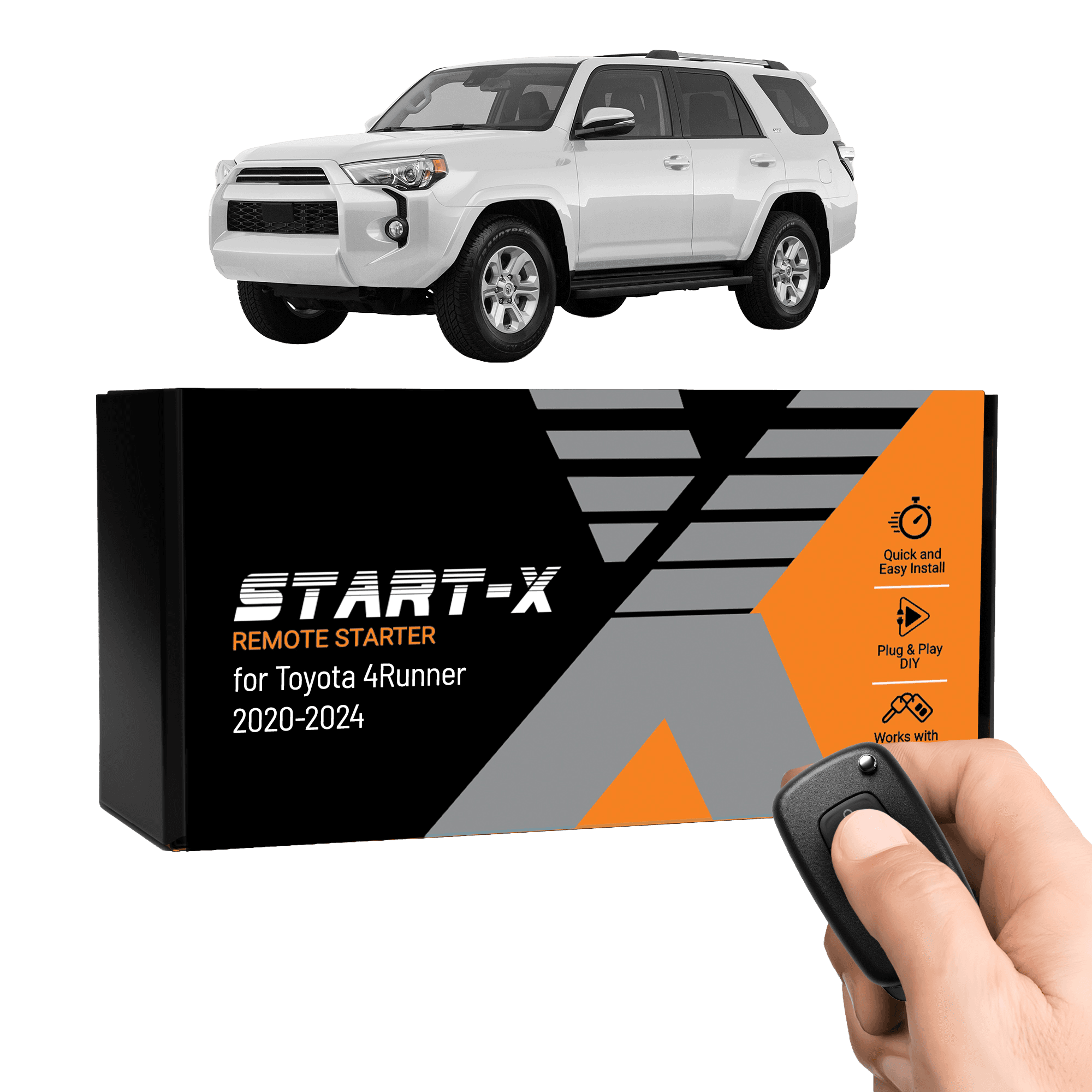 Start-X Remote Starter Kit for Toyota 4Runner (2020-2024) | Push to Start, Plug N Play