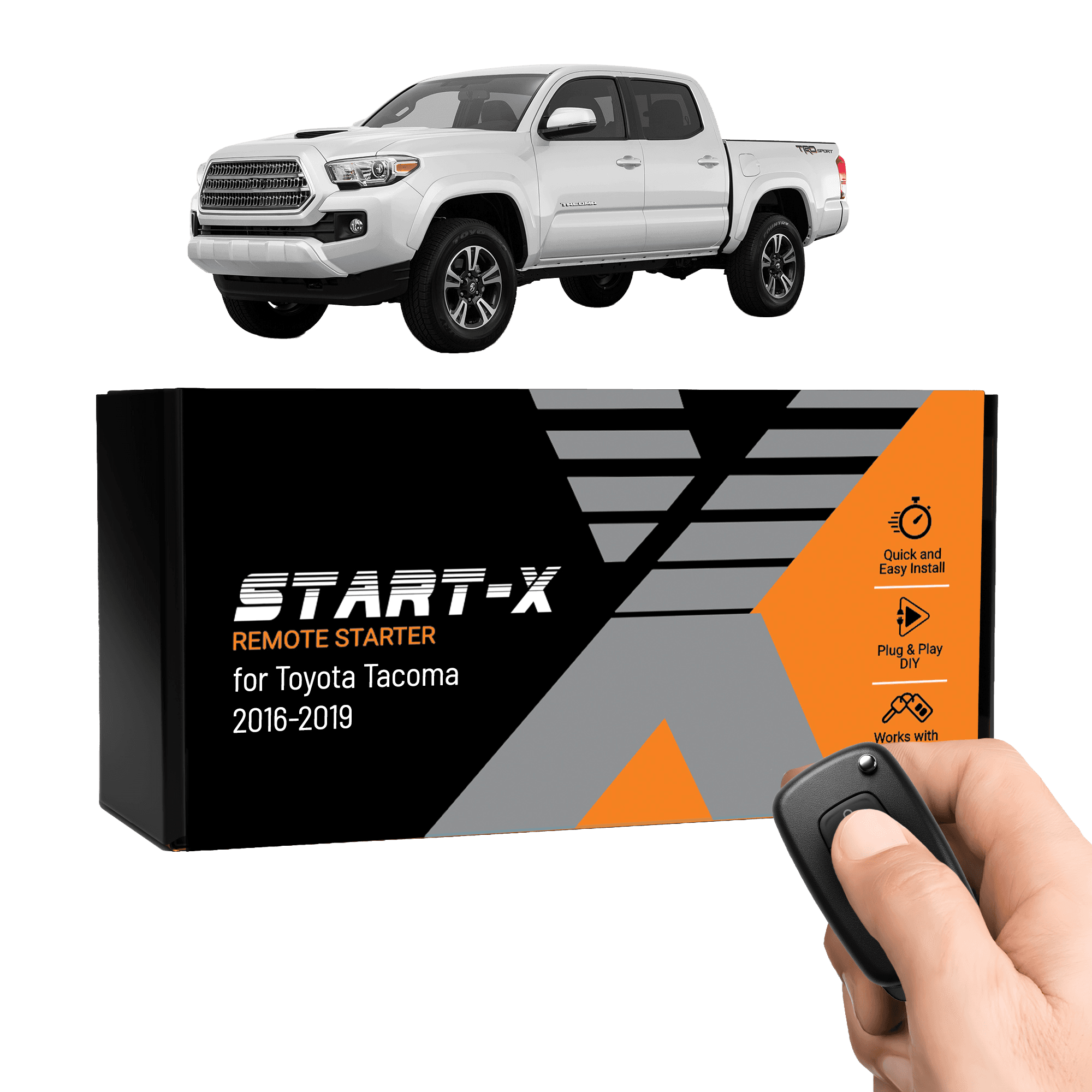 Start-X Remote Starter Kit for Toyota Tacoma (2016-2019) | Push to Start, Plug N Play