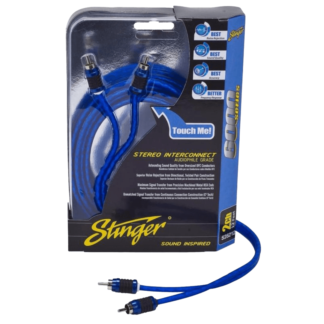 Stinger 17FT 6000 Series 2-Channel OFC Hyper-Flex RCA Interconnect