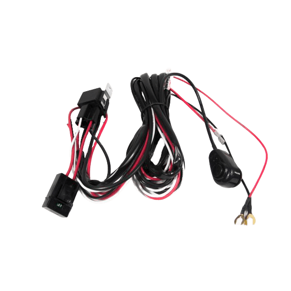 Universal Light Bar Wire Harness with Switch (for Spots & 8in-32" Bars Only) by Race Sport Lighting