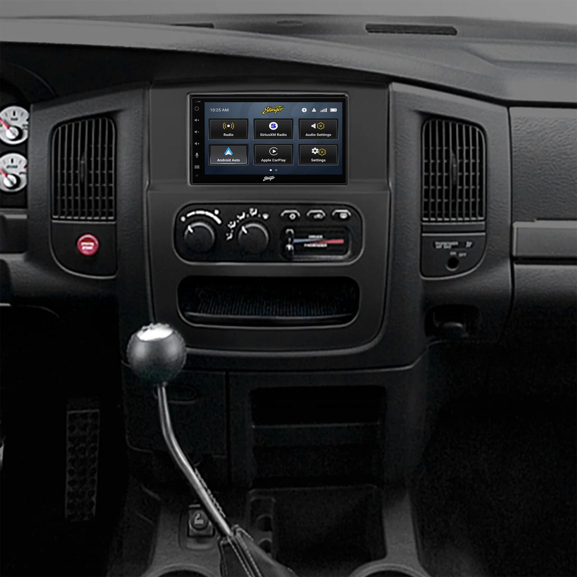 Dodge Ram Truck (2002-2005) Stinger 6.8" Double DIN Radio Kit
