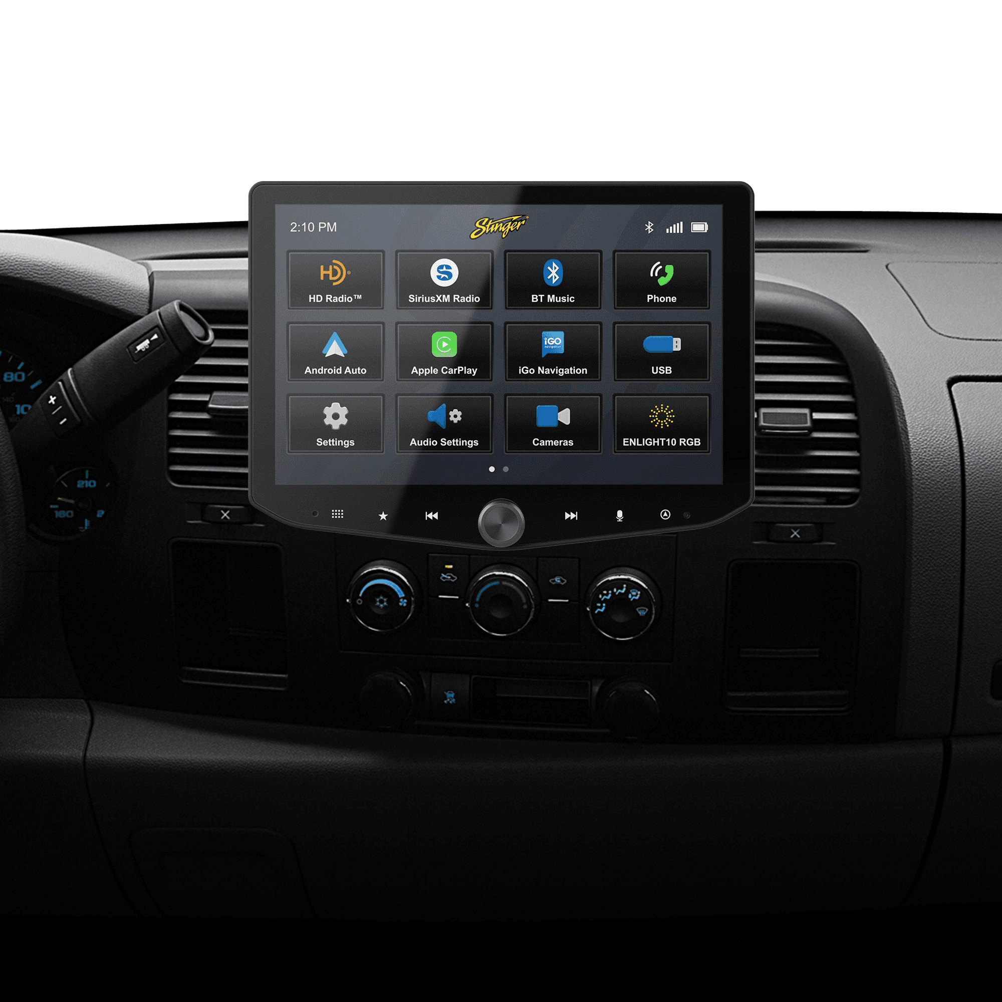 HORIZON10 Chevy Silverado/GMC Sierra (2007-2014) 10" Radio Kit