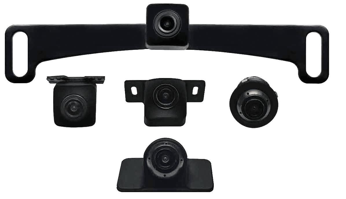Multi-Configurable AHD/CVBS Universal Camera Kit (Front, Side, or Reverse)