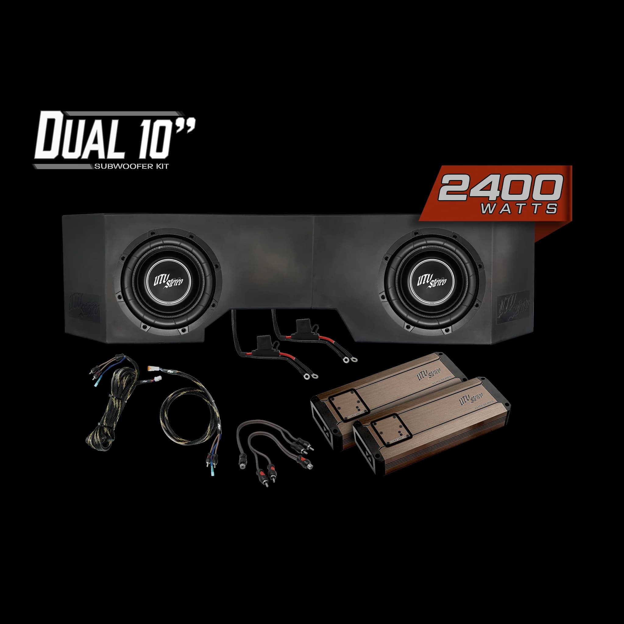 Kit de Subwoofer Doble 10" 2400W para Can-Am Defender HD10 | UTVS-DEF-SUB-2400-2