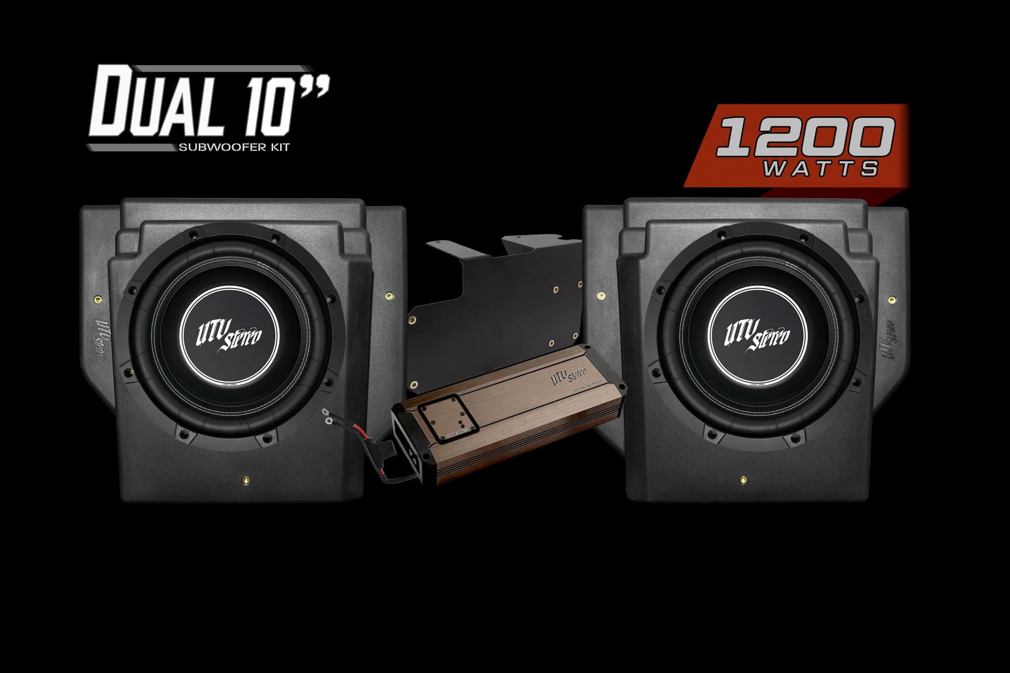 Kit de Subwoofers Traseros Elite 1200W para Can-Am Maverick R | UTVS-R-RS-UP-E