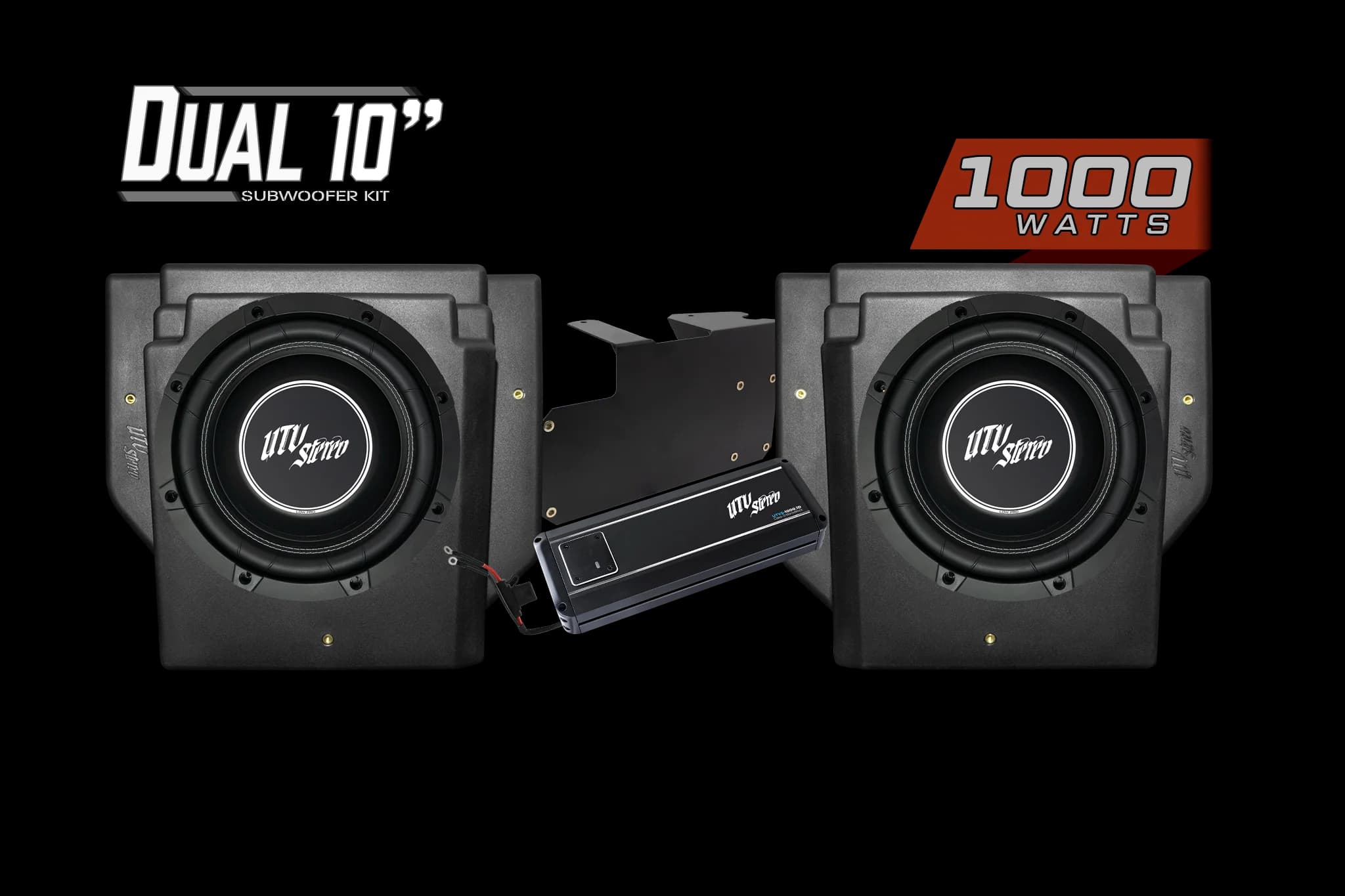 Kit de Subwoofers Traseros Signature 1000W para Can-Am Maverick R | UTVS-R-RS-UP-S