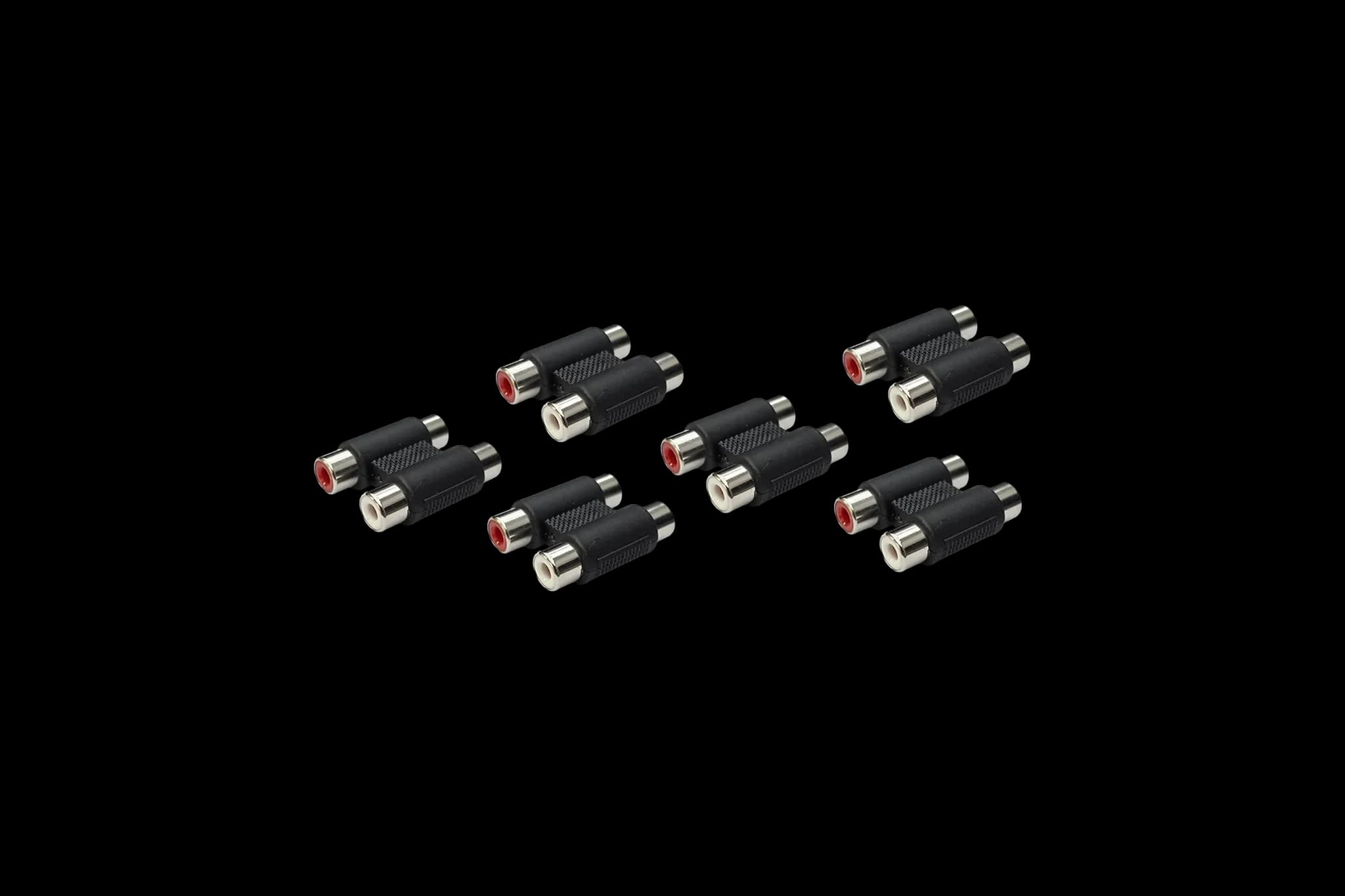 Conectores RCA Barril Hembra UTV Stereo (Paquete de 6) | UTVS-RCA-BARREL-3