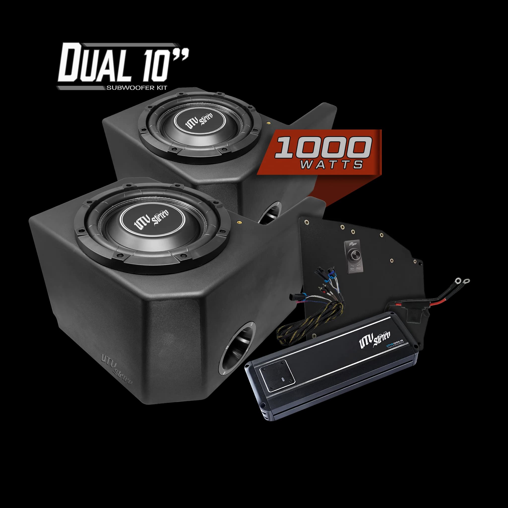 Kit de Subwoofer Doble 10" 1000W para Polaris Ranger | UTVS-RNG-SUB-1000-2