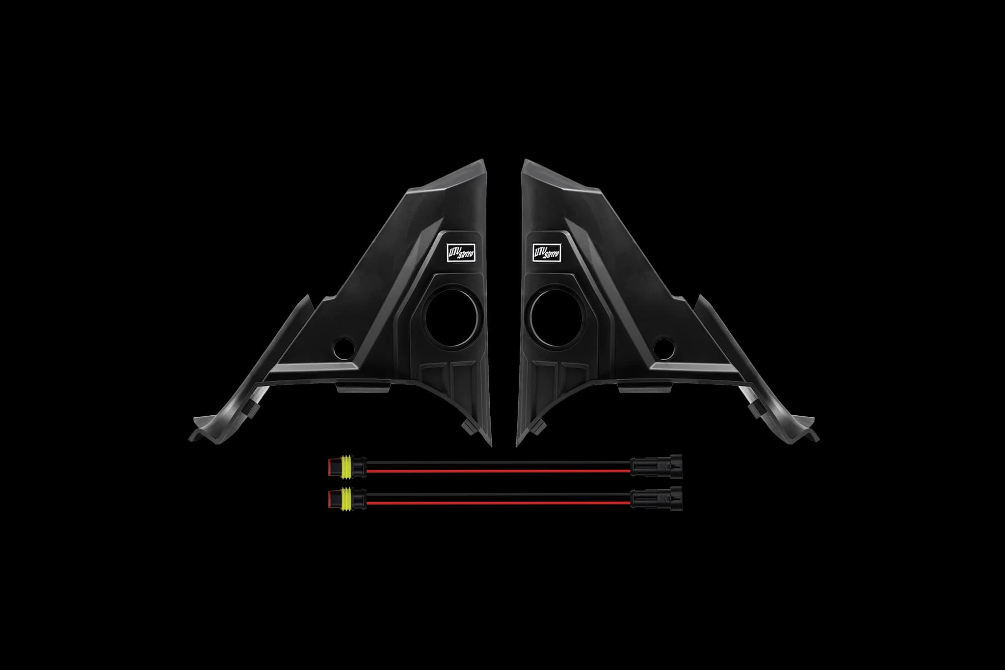 Adaptadores de Tweeters Poste A Polaris Ranger 1500 (Par) V2 | UTVS-RNG-TSA
